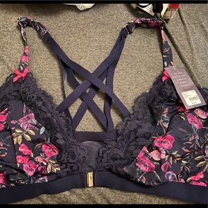 Lane Bryant lace floral, no wire bra!